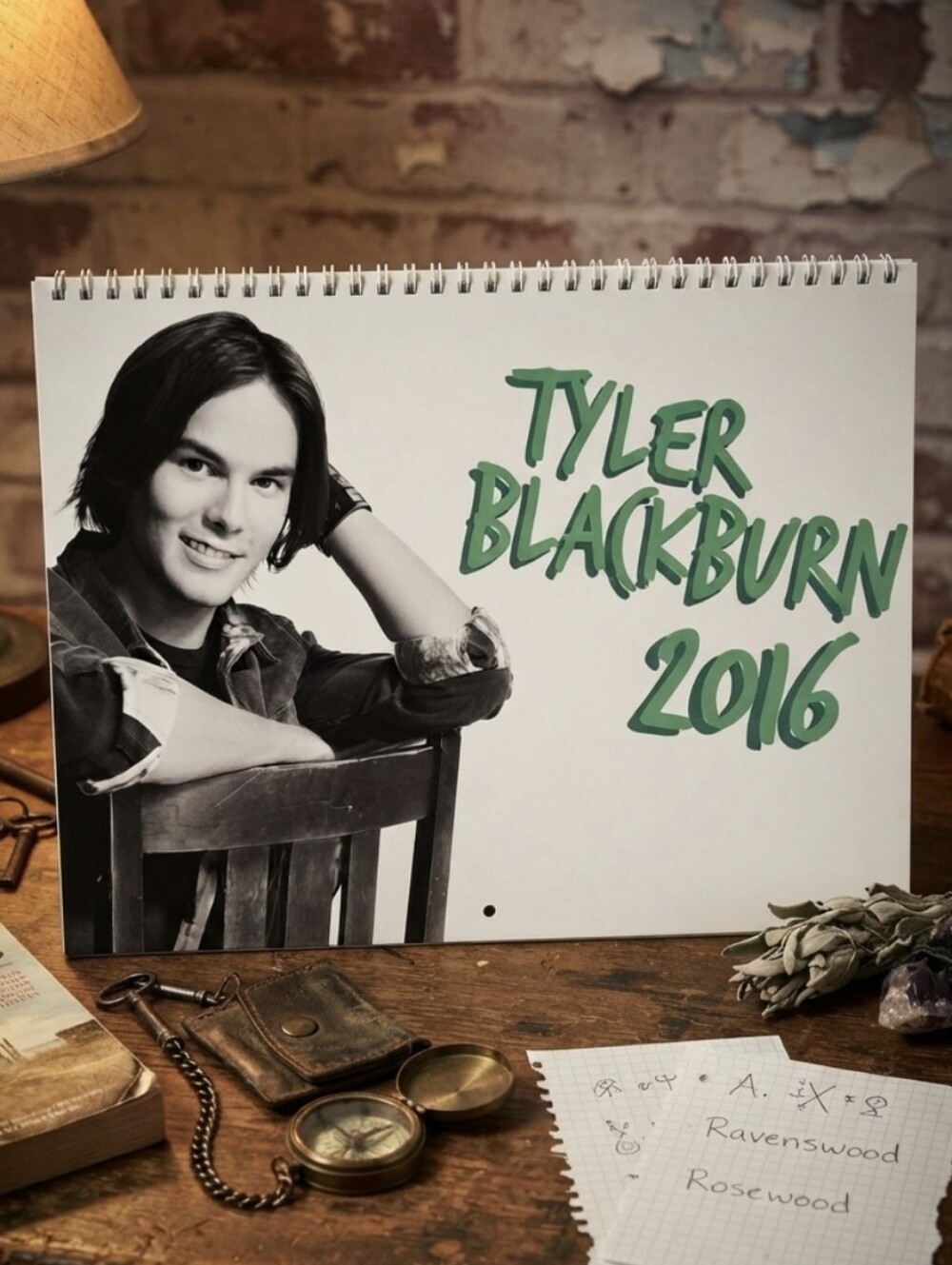 Tyler Blackburn 2016 Calendar Caleb Rivers Pretty Little Liars  Ravenswood